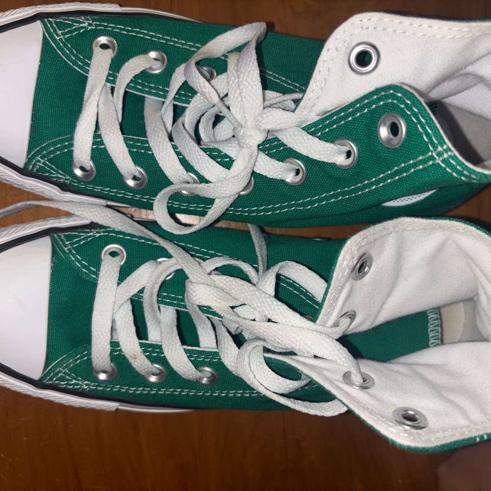 Converse Kids Green High-Top Sneakers
